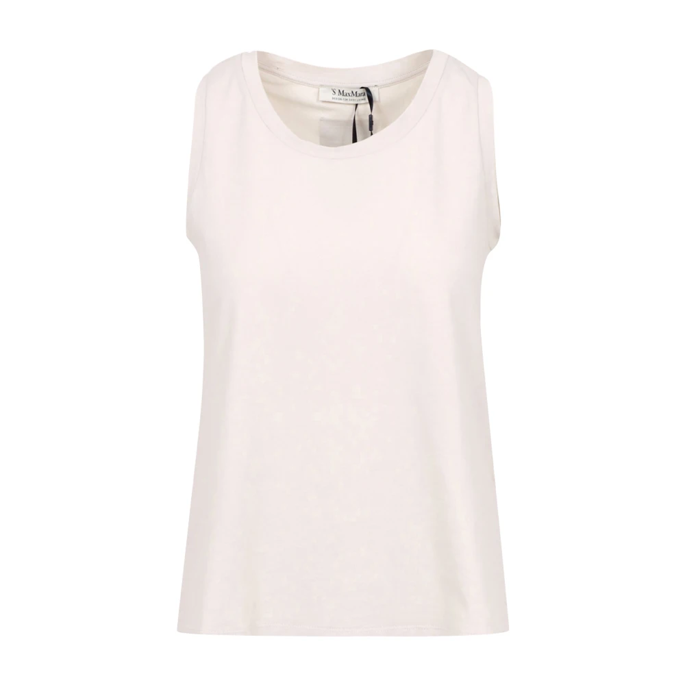 Max Mara Mujer Beige - Sleeveless Tops - Tops - M