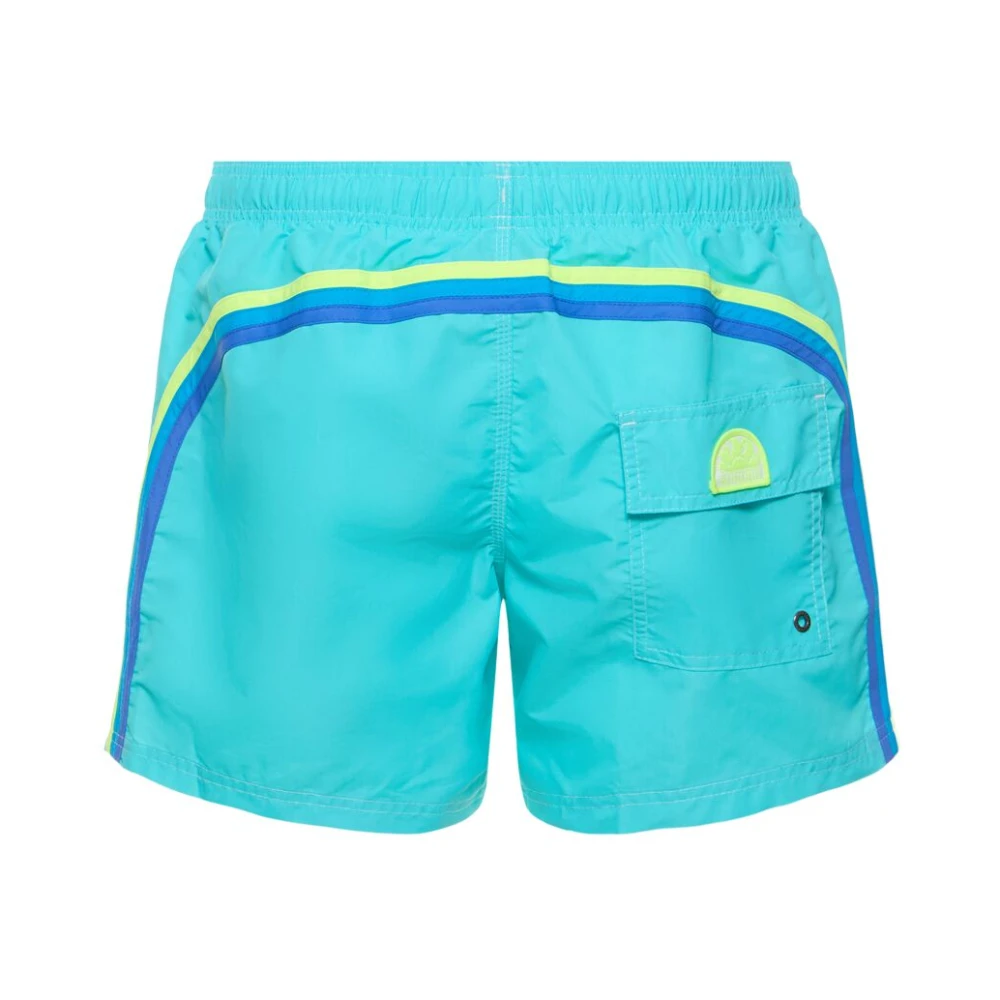 Sundek Regenboogblauwe Zwemkleding Blue Heren