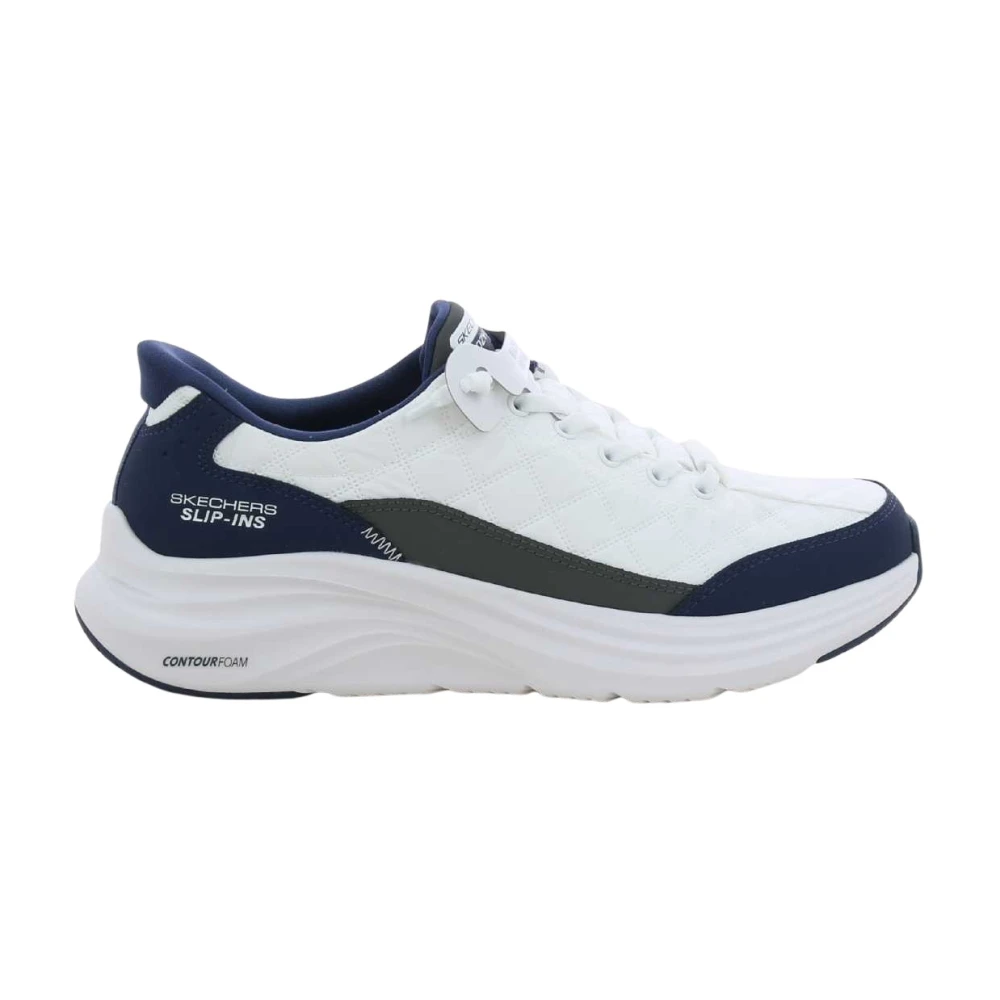 Skechers Slip-ins: Contour Foam Cozy Fit Heren Schoenen Wit