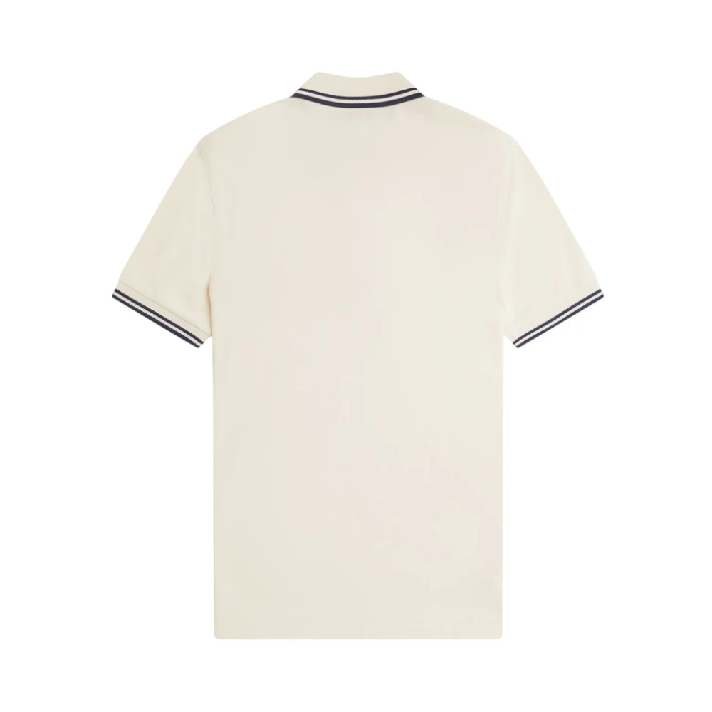 Fred Perry Polo shirt met dubbele streep Beige Heren
