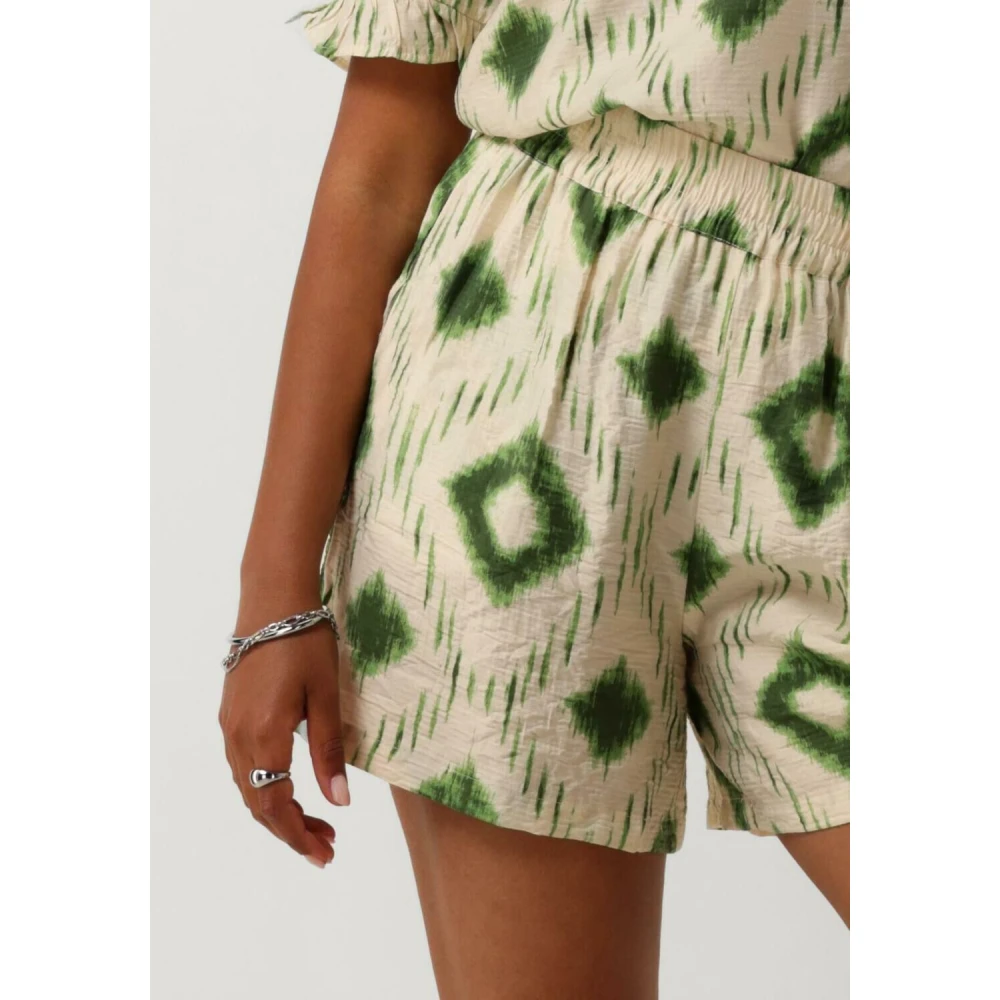 Object Zandkleurige Shorts Anette Hw Multicolor Dames