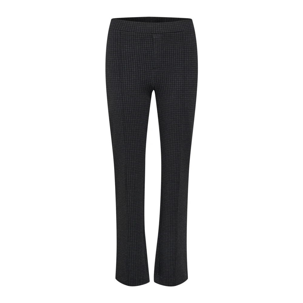 Part Two Gray Slim-Fit Trousers, Female, 2XL, Slim-Fit Pontas Trousers