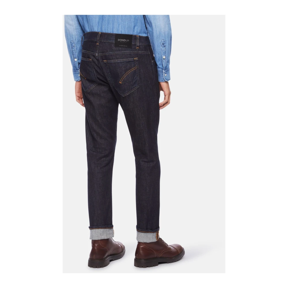 Dondup Slimme Denim Stretch Jeans Blue Heren