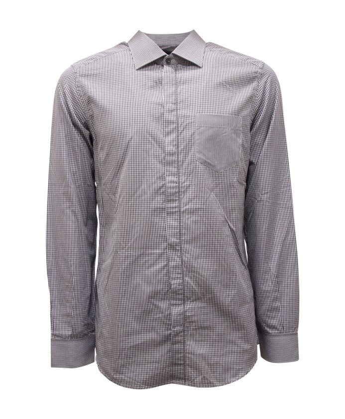 checkered-shirt-grey-made-in-italy