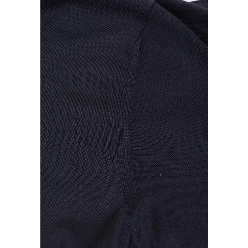 Dolce & Gabbana Zijden Crewneck Pullover voor Mannen Black Heren