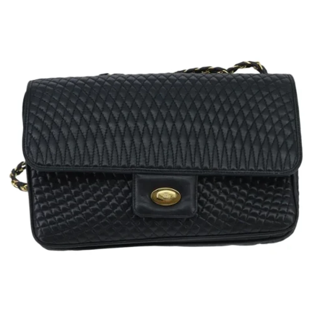 Bally Pre-owned Leather shoulder-bags Black Dames