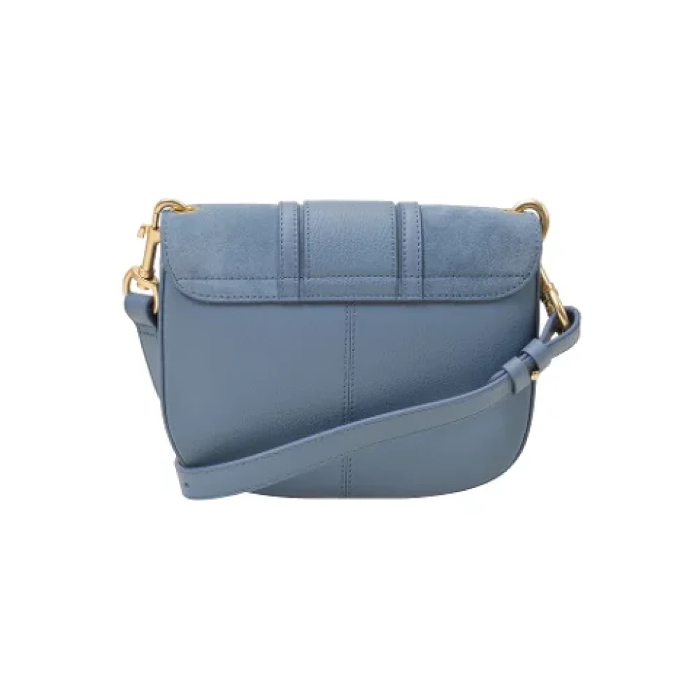 Chloé Leather shoulder-bags Blue Dames