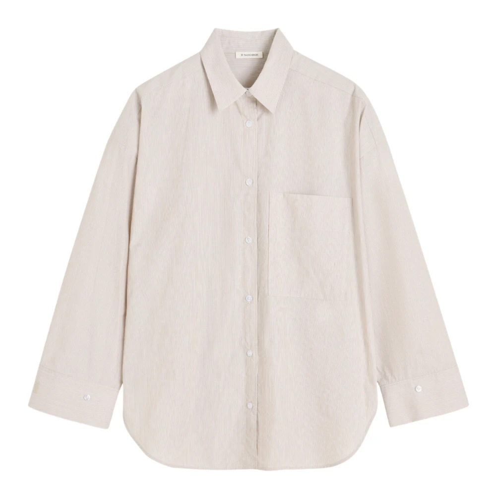 By Malene Birger Derris Shirt - Female - Shirts - Beige - M - Blouses & Shirts