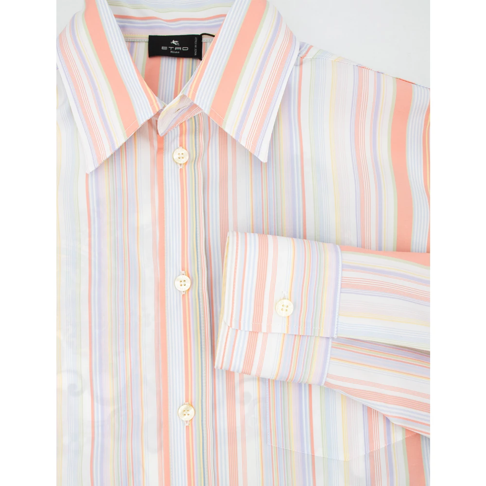 ETRO Gestreept katoenen overhemd voor dagelijkse outfits Multicolor Dames