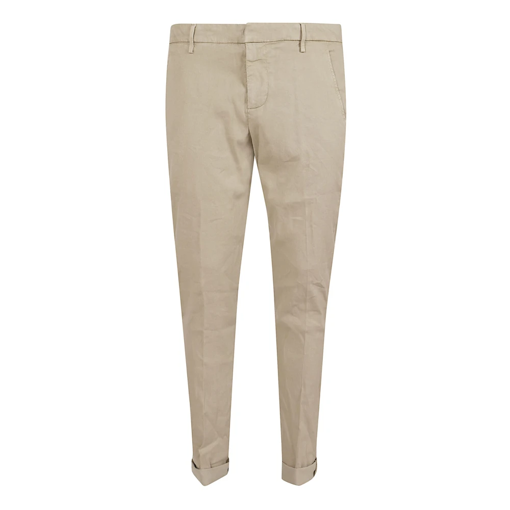 Dondup Men's Beige Slim-Fit Trousers, W29, Pantalone Gaubert