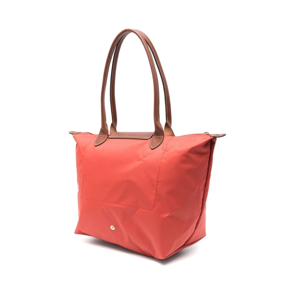 Longchamp Rode Canvas Overslag Handtas Red Dames