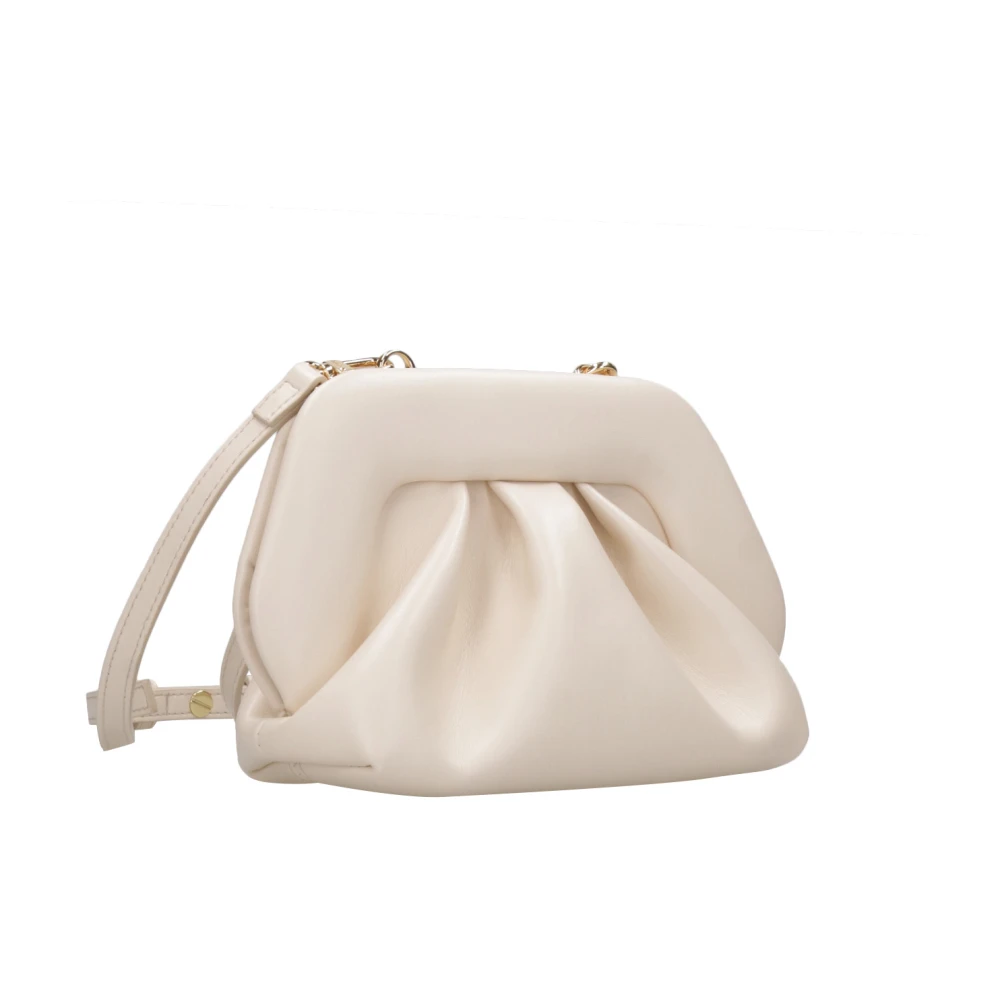 THEMOIRè Vegan Stof Clutch Tas Elegant Model Beige Dames