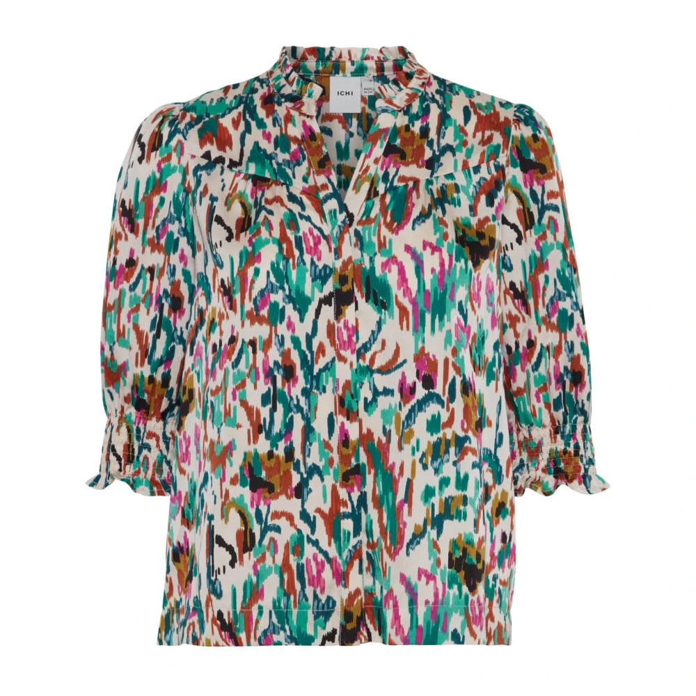 Ichi Multicolor Blouse - Female - Blouses - L - Blouses & Shirts