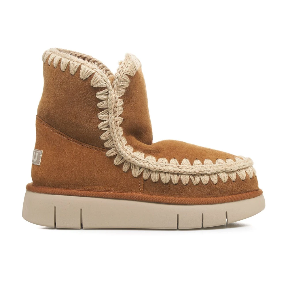 Mou Women's Brown Winter Boots, 7 Uk, Ankle Boots For