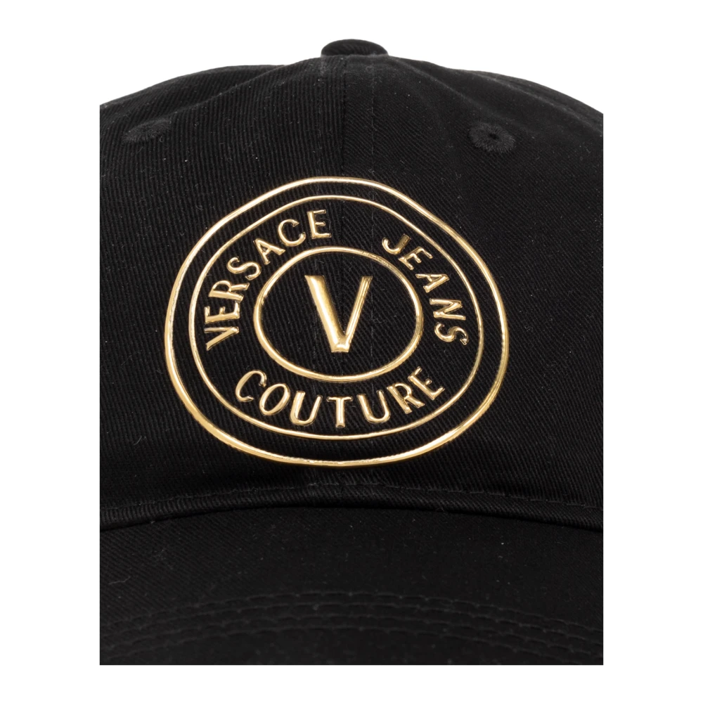 Versace Jeans Couture Baseballpet met logo Black Heren