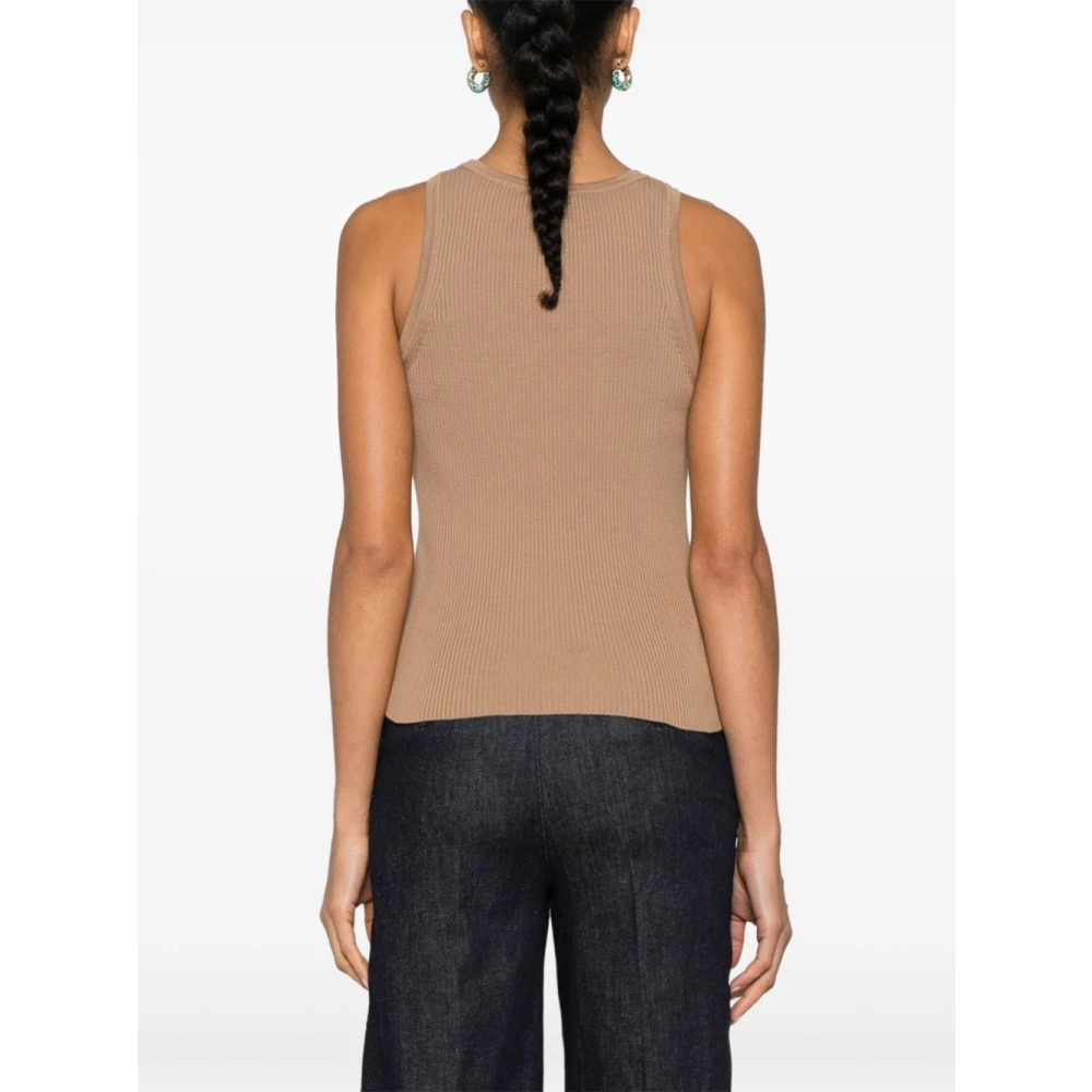 Max Mara Beige T-shirts & Polo's voor vrouwen Beige Dames