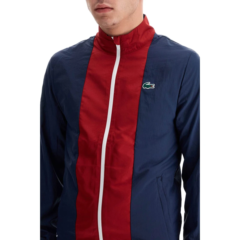 Lacoste Sporty Mesh Jumpsuit Blue Heren