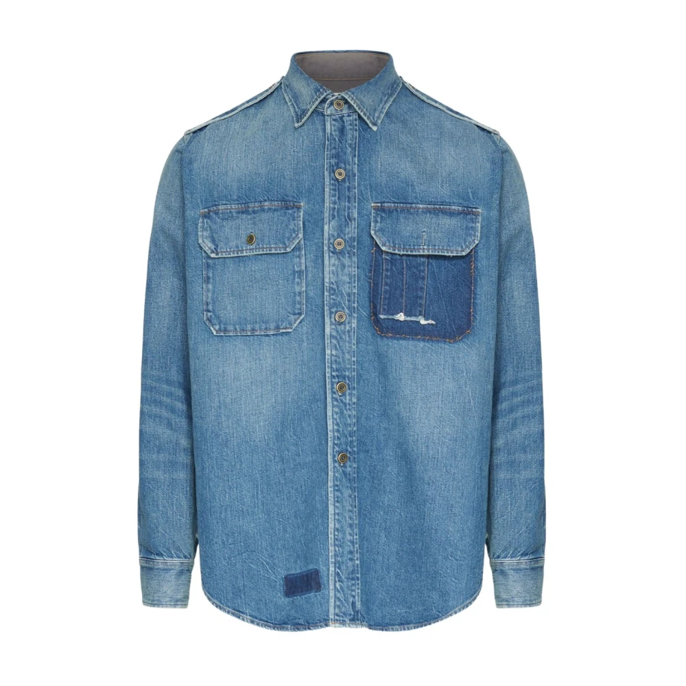 Maison Margiela Uomo Blu Magliette, 2XL, New,