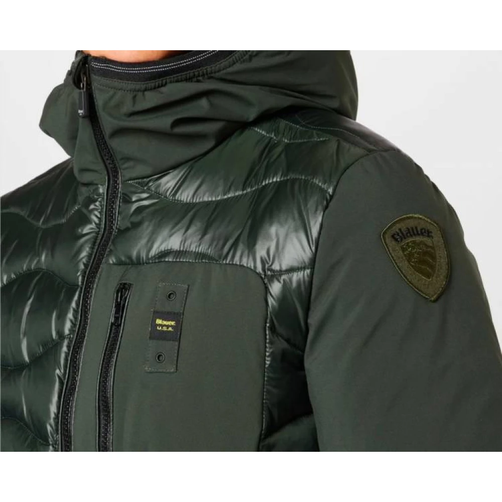 Blauer Jassen Jacks Green Heren