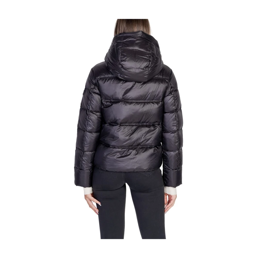 Peuterey Zwarte Polyamide Damesjas & Mantel Black Dames