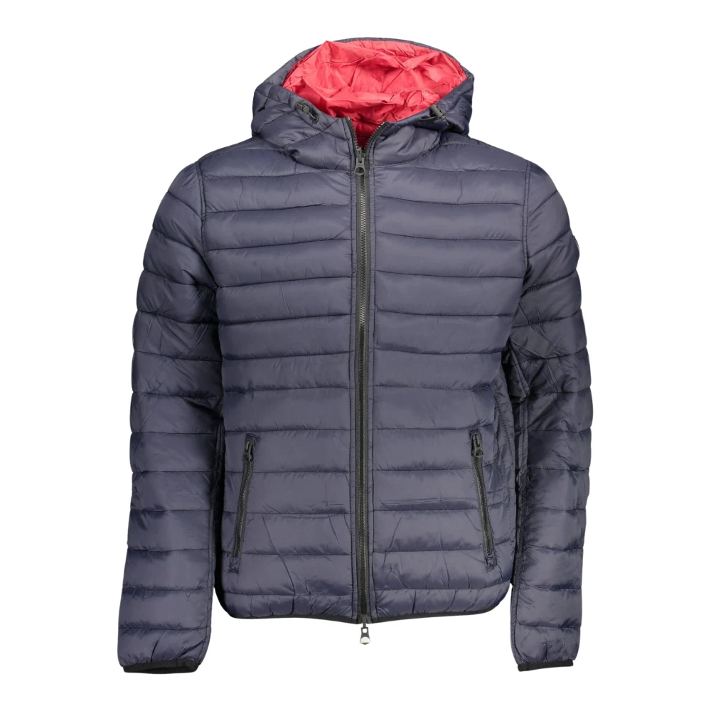 U.s. Polo Assn. Men's Blue Winter Jackets, 2XL, Reversible Nylon Jacket
