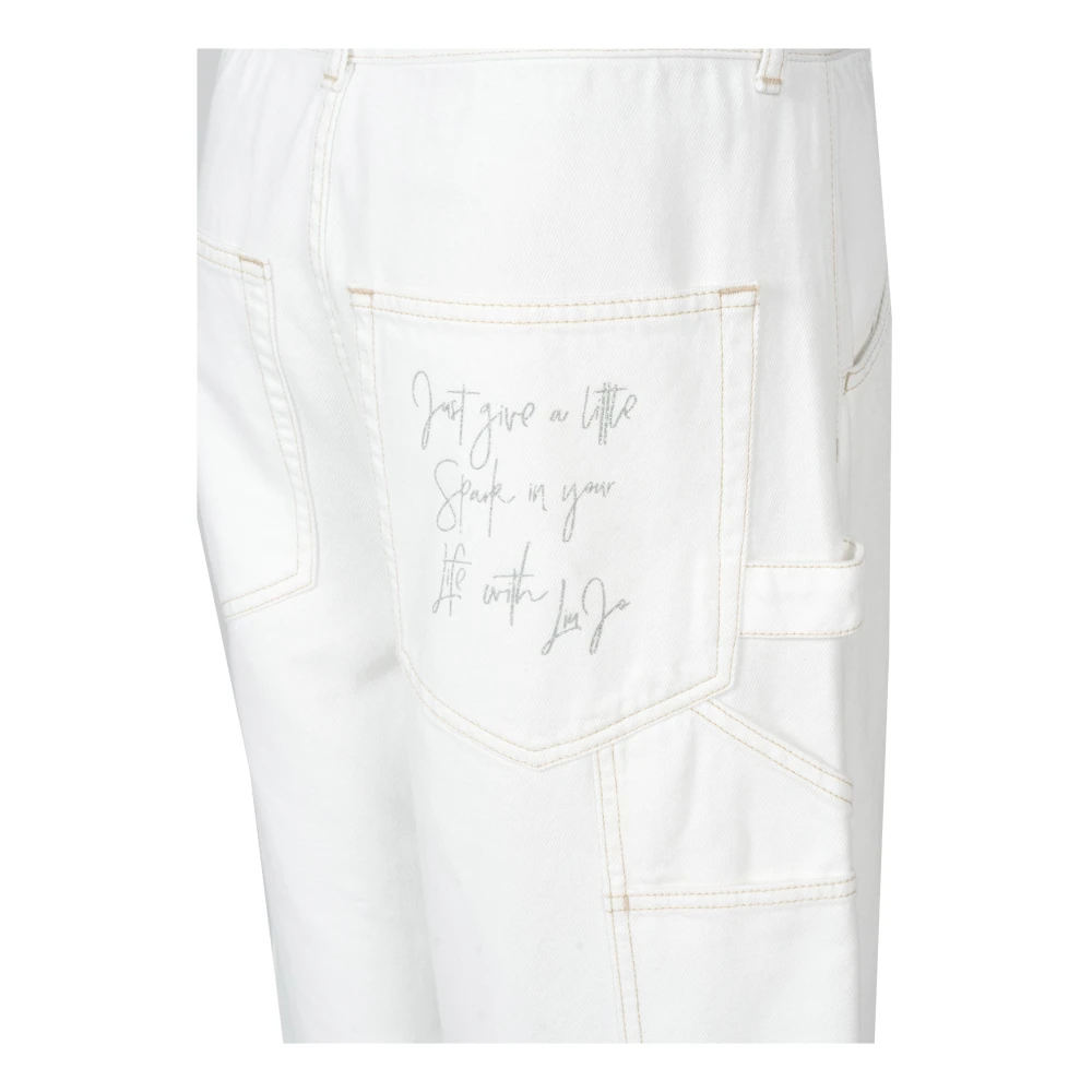 Liu Jo Comfort Fit High Waist Jeans White Dames