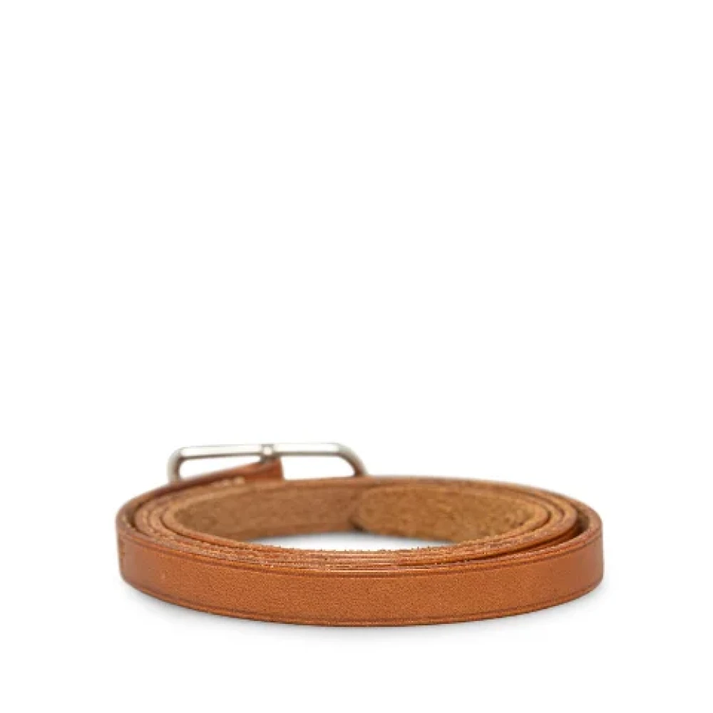 Hermès Vintage Pre-owned Leather belts Brown Dames