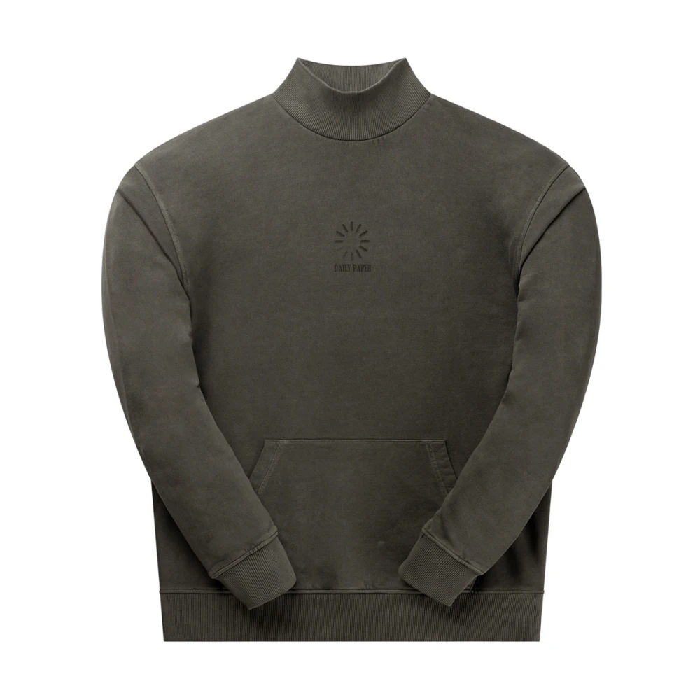 Daily Paper Men's Green Buffering Oversized Sweater