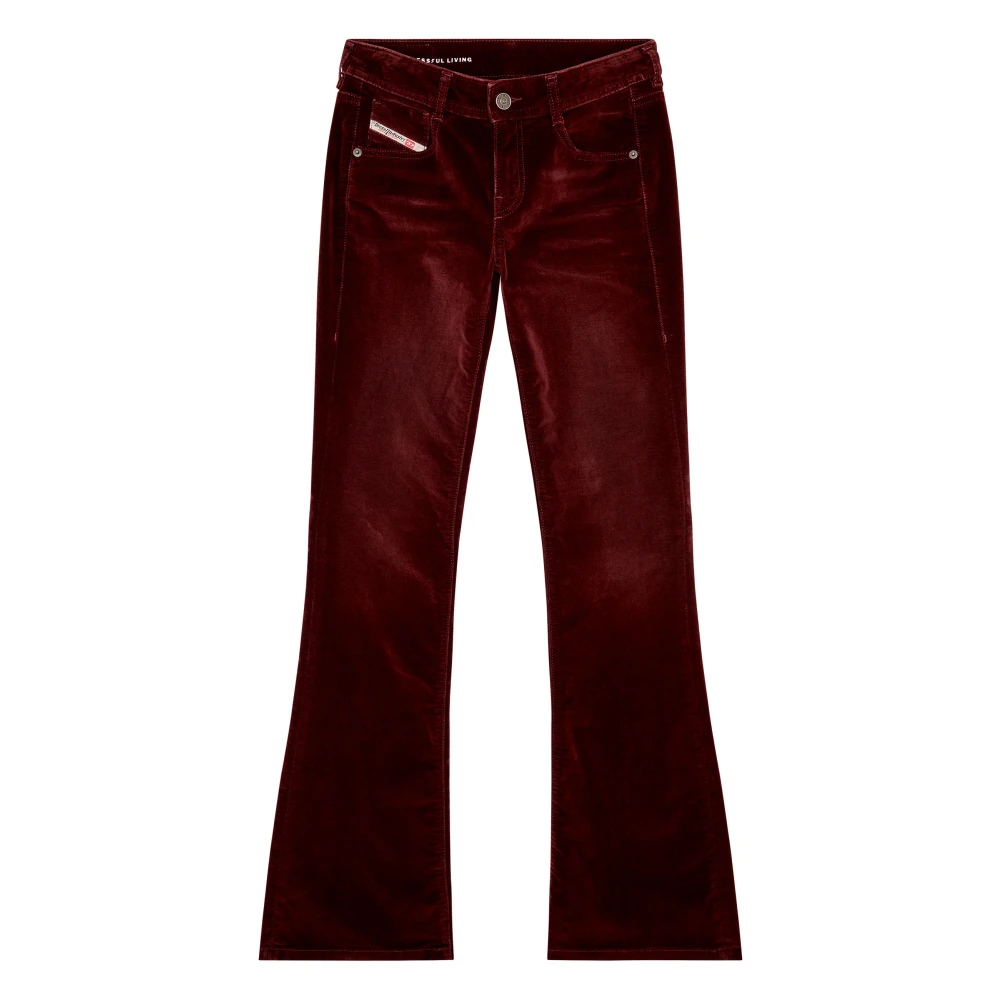 Diesel Bootcut and Flare Jeans 1969 D-Ebbey Red Dames