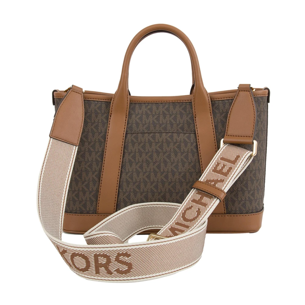 Michael Kors Bruine Satchel Tas Brown Dames