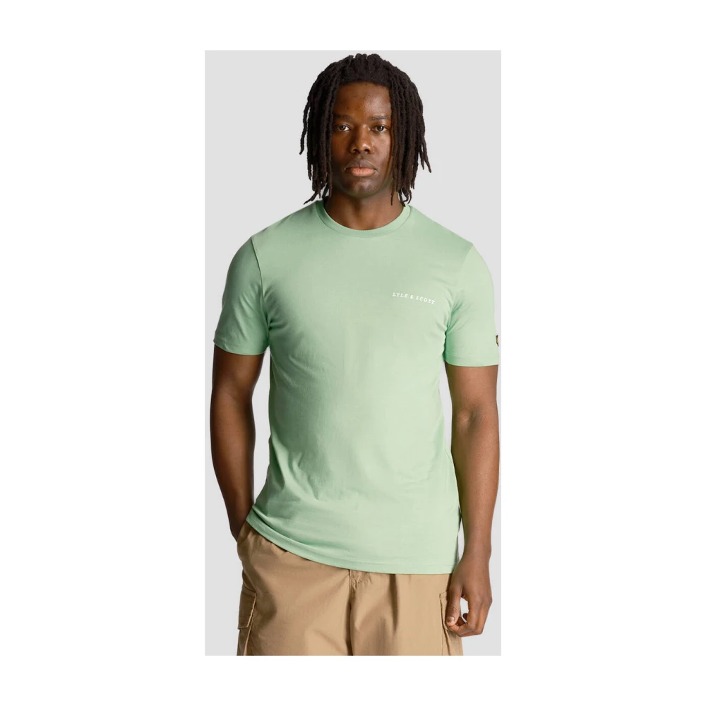 Lyle & Scott Korte Mouw T-shirt Green Heren