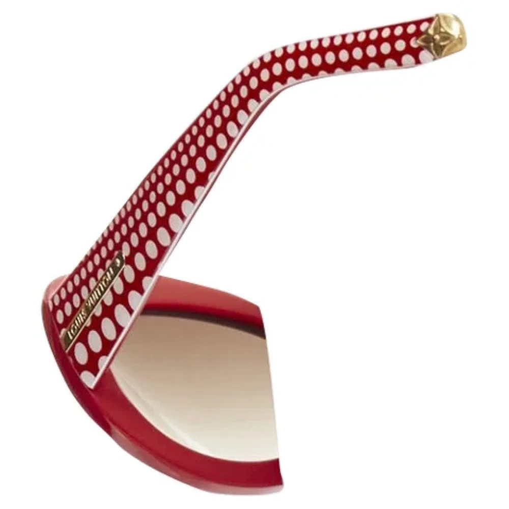 Louis Vuitton Vintage Pre-owned Plastic sunglasses Red Dames