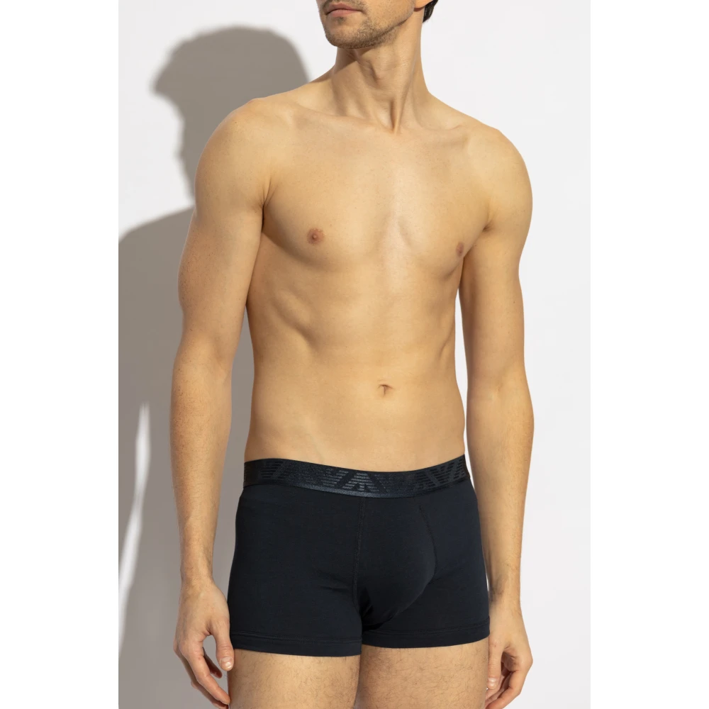 Emporio Armani Driepak boxers uit de collectie Blue Heren