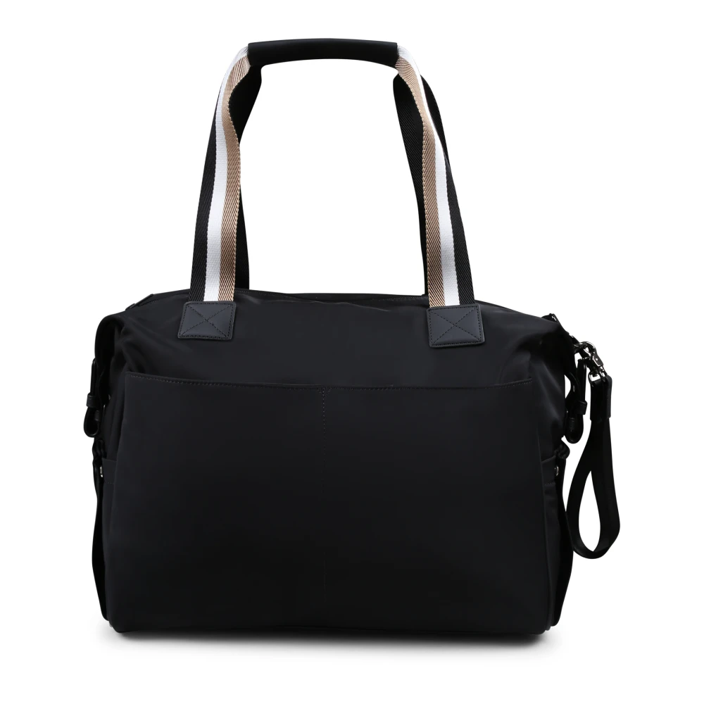 Hugo Boss Zwarte luiertas met logo Black Unisex