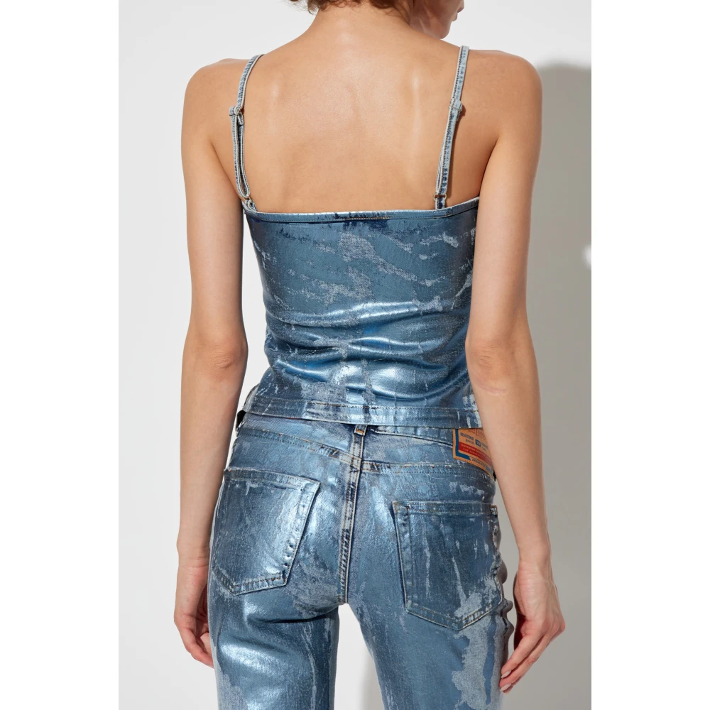 Diesel Top De-Ila-S Blue Dames