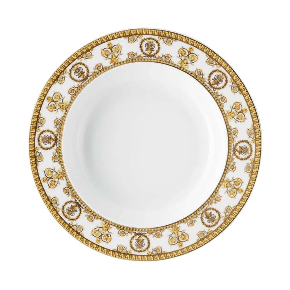 Versace Barok Wit Diep Bord White Unisex
