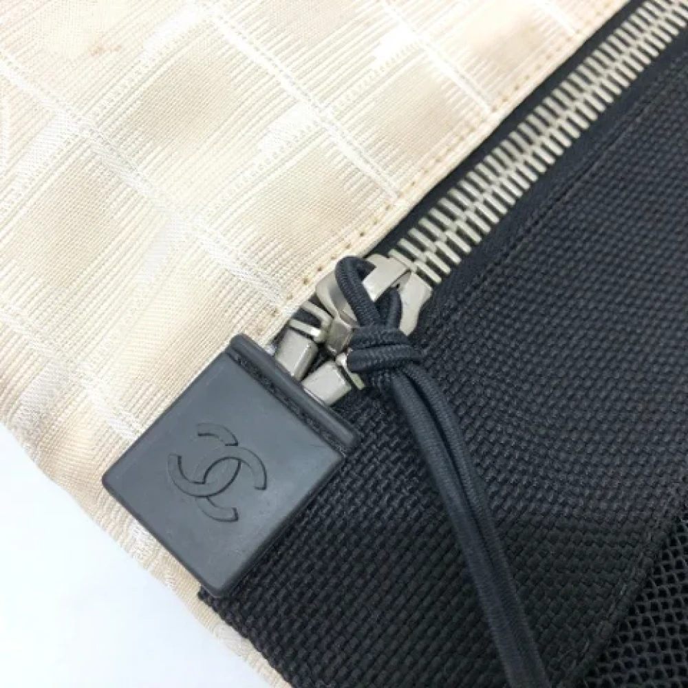 Chanel Vintage Pre-owned Fabric chanel-bags White Dames