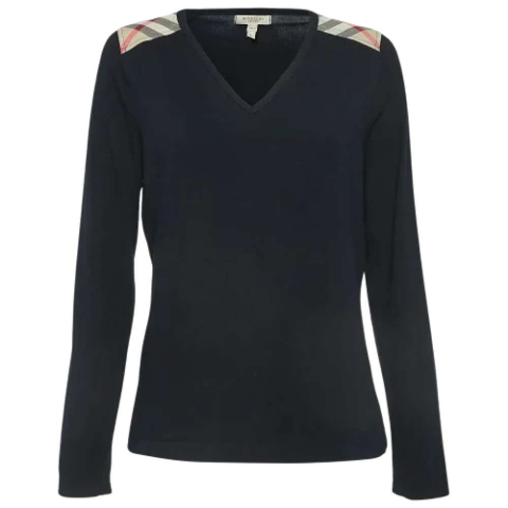 Burberry Vintage Pre-owned Fabric tops Black Dames