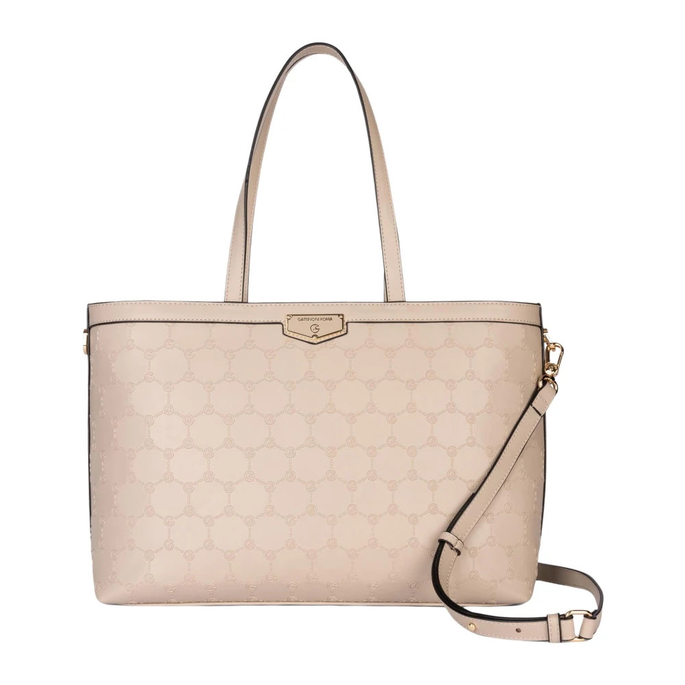 Gattinoni Stijlvolle Zand Schoudertas Beige Dames