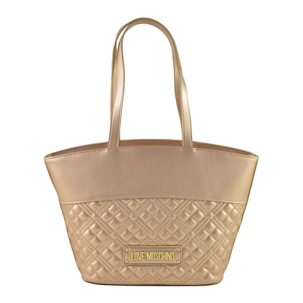 Love Moschino Stijlvolle PU Handtas Yellow Dames