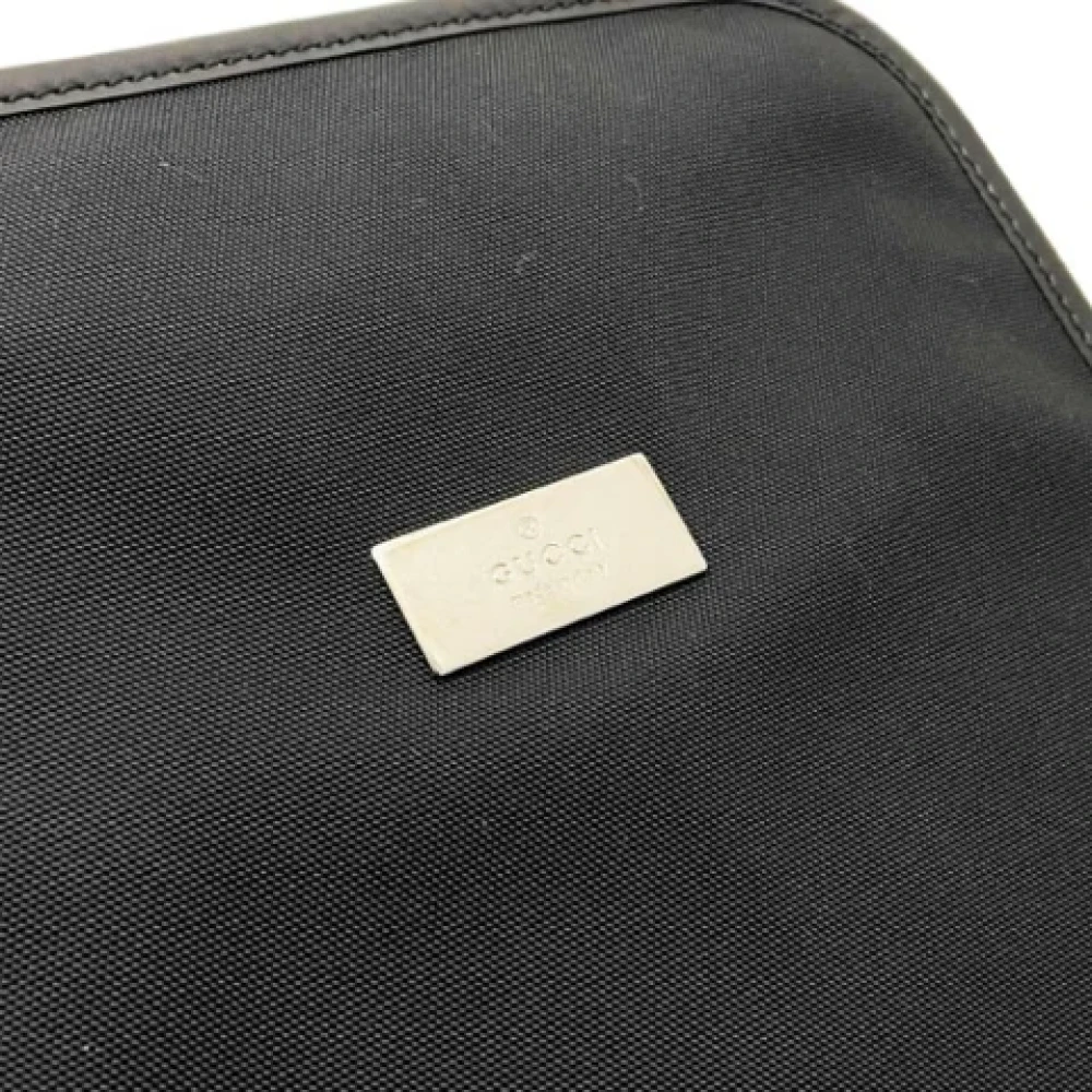 Gucci Vintage Pre-owned Fabric clutches Black Dames