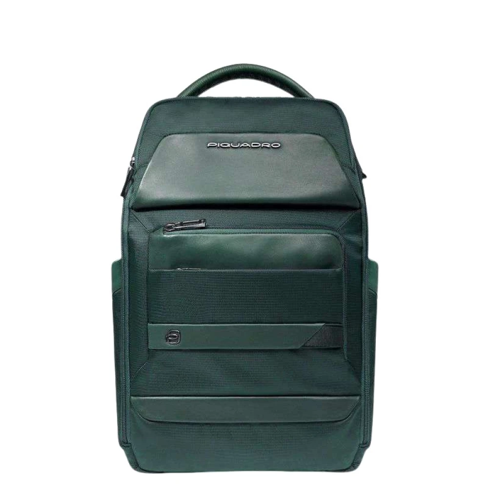 Piquadro Stijlvolle Rugzak voor Dagelijks Gebruik Green Unisex