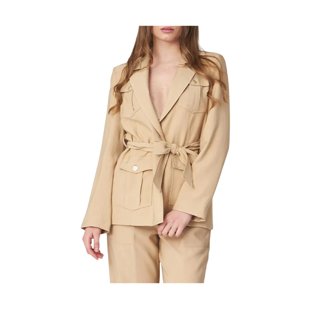 Kaos - Jackets > Blazers - Beige - Kaos - Modalova