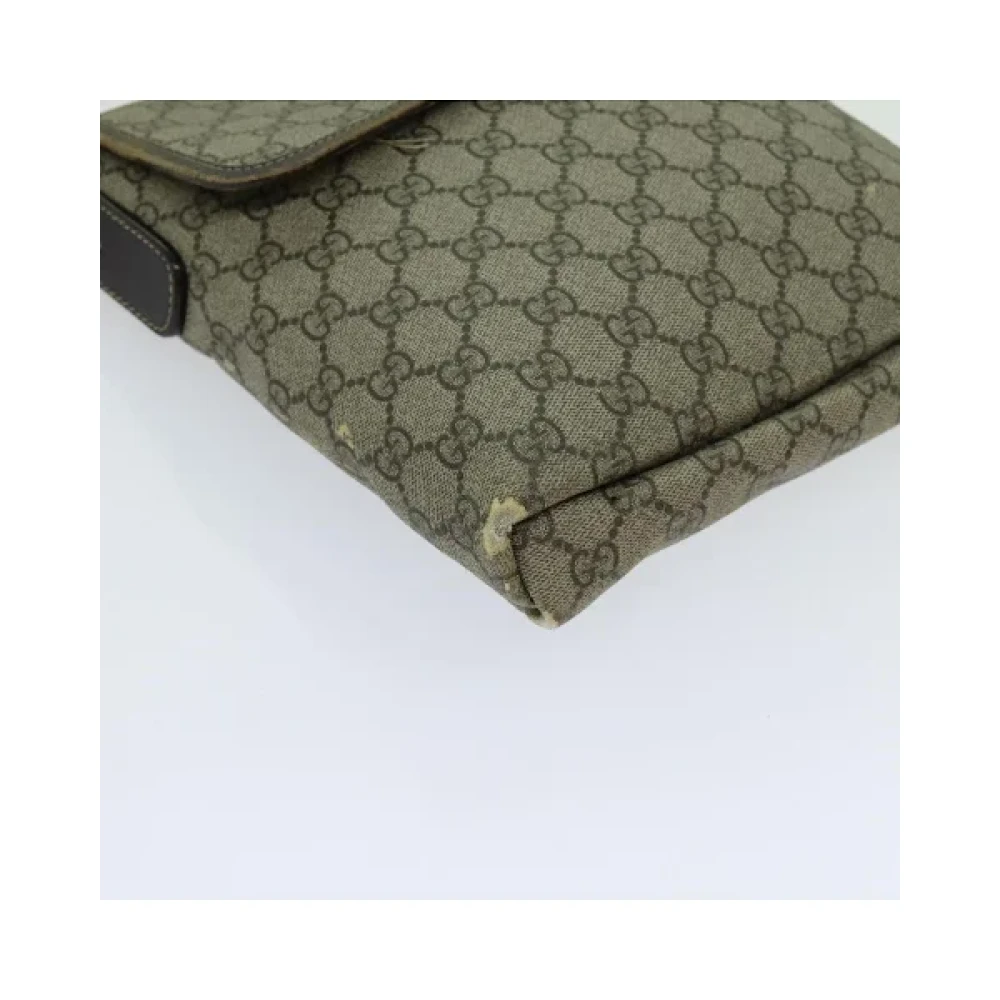 Gucci Vintage Pre-owned Canvas gucci-bags Beige Dames