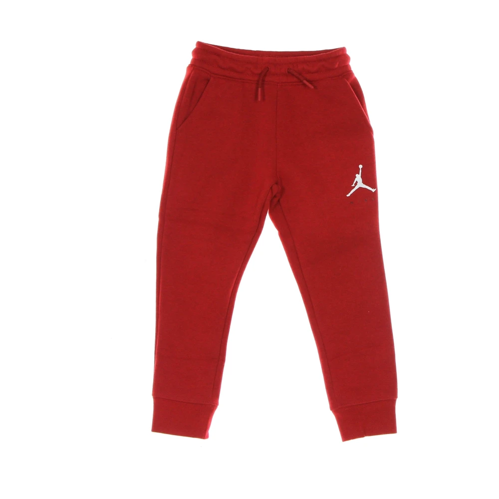 Jordan Barn Fleece Tracksuit Byxor Red, Pojke