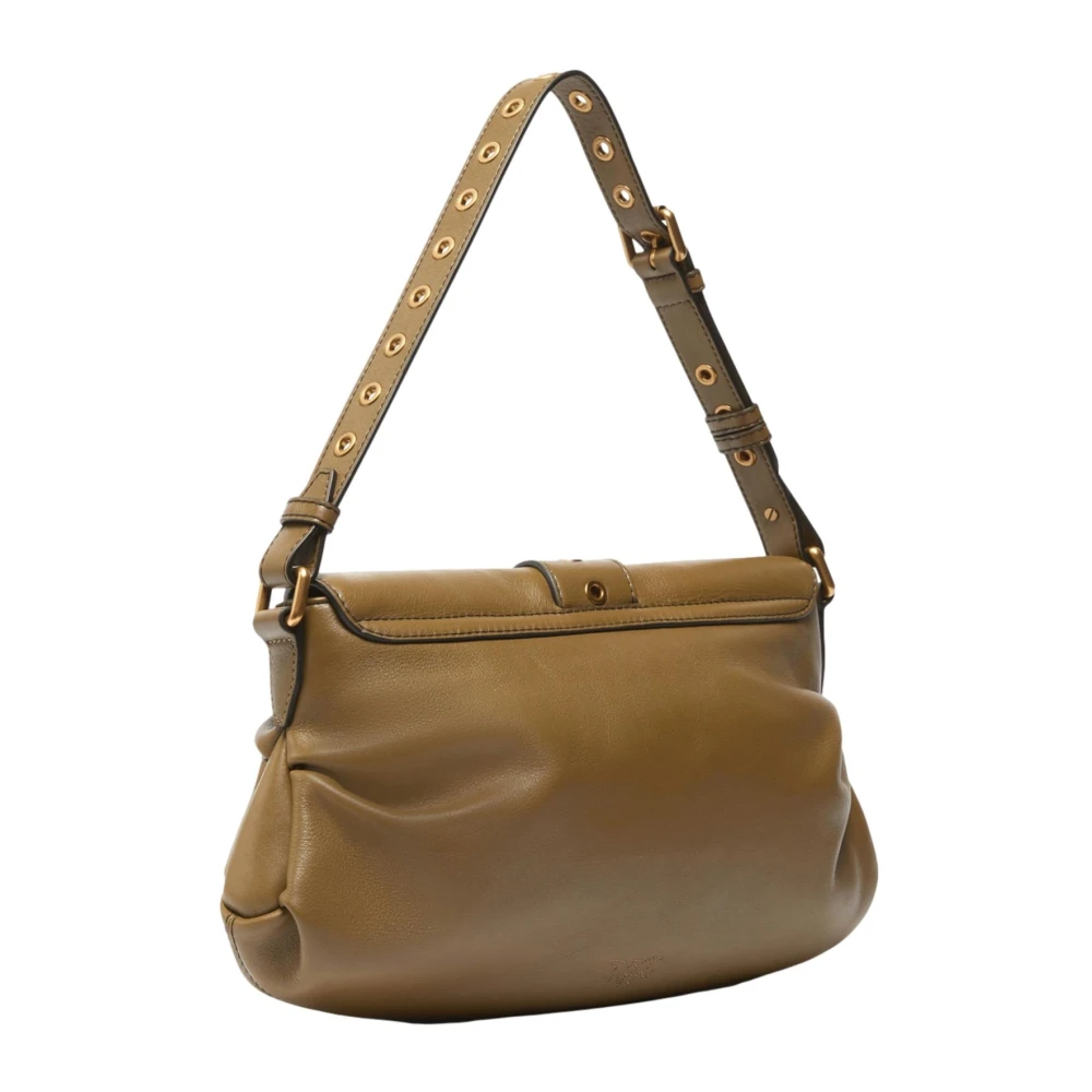 pinko Jolene Schoudertas Groen Olijf Green Dames