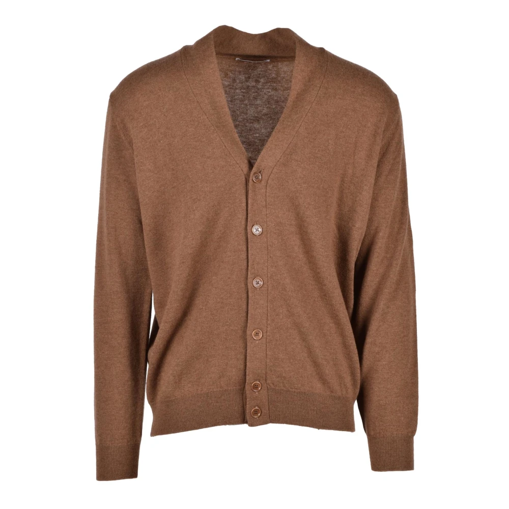 Kangra Wollen Vest Brown Heren