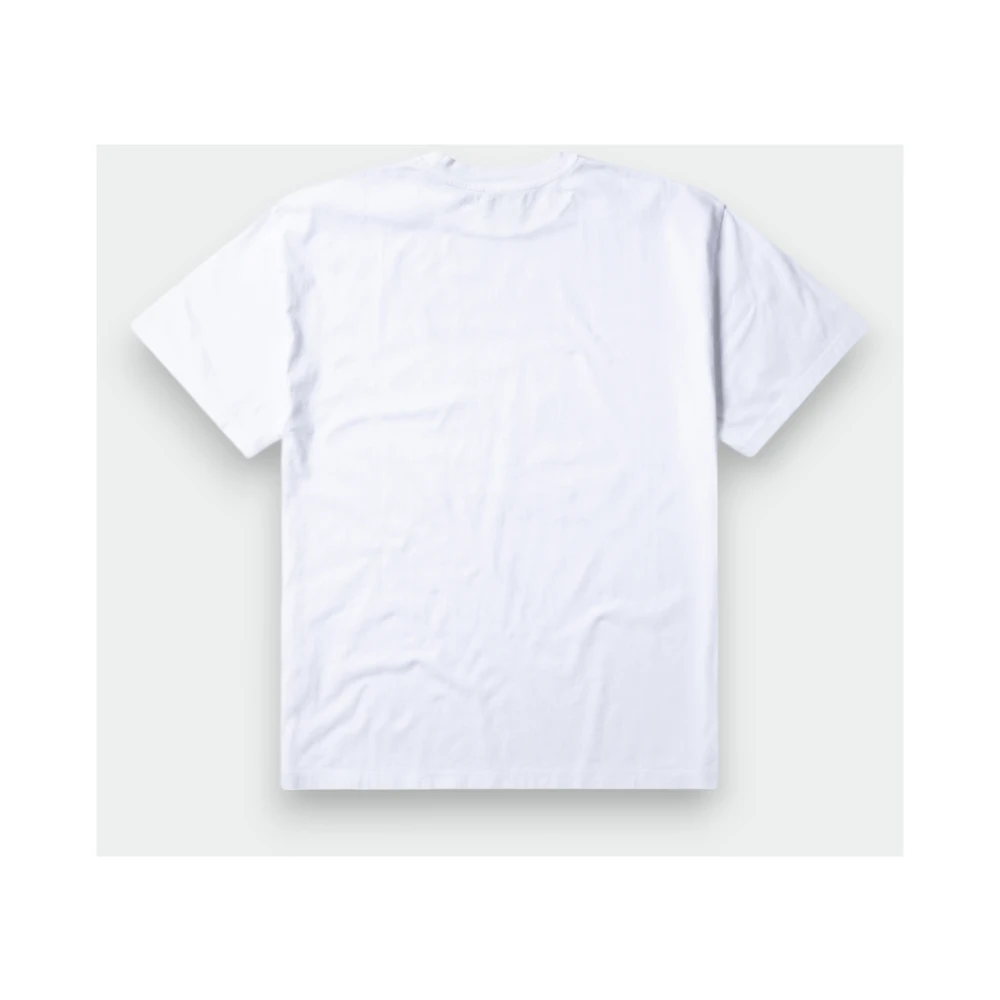 Aries Tempel Grafische Tee White Heren