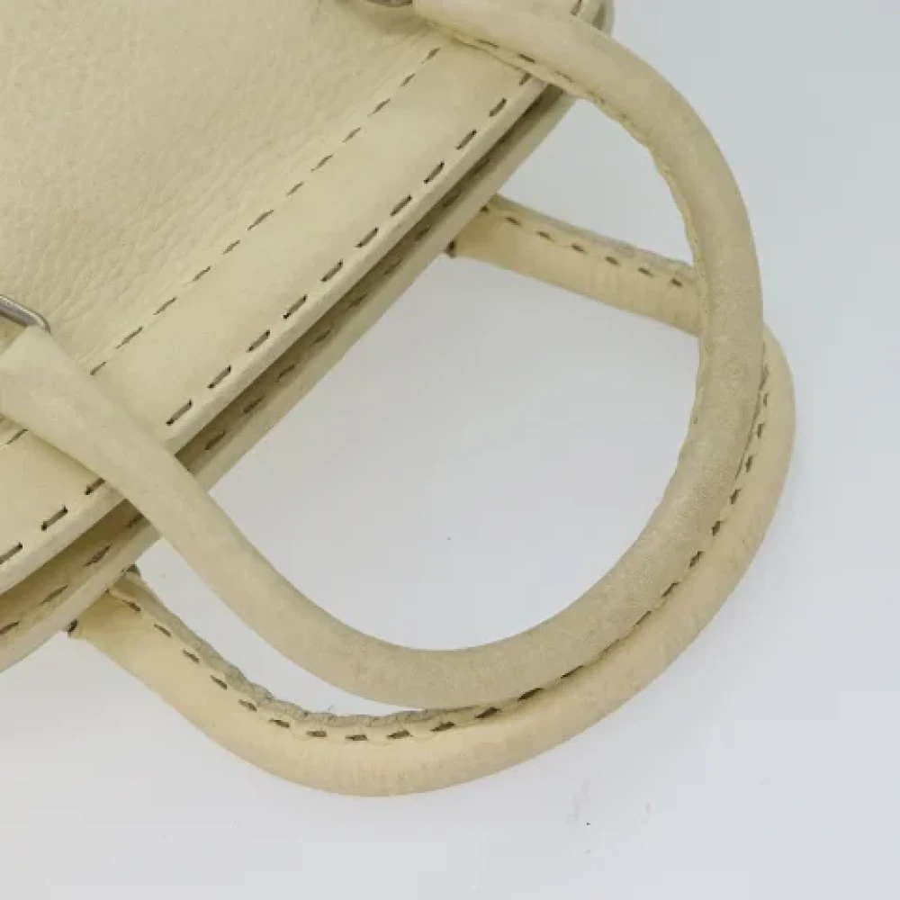 Fendi Vintage Pre-owned Canvas handbags Beige Dames