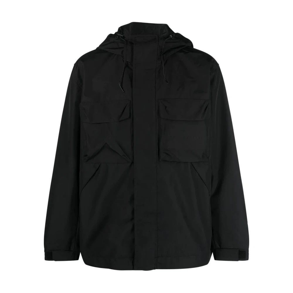 Calvin Klein Jeans Men's Black Technical Windbreaker - Light Jackets - M - Jackets